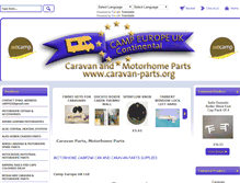 Tablet Screenshot of caravan-parts.org